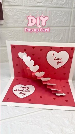 DIY Pop-Up Valentine Card | Easy Handmade Gift Idea ❤️