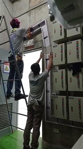 cable trunking installation #industrialelectrician #electrician