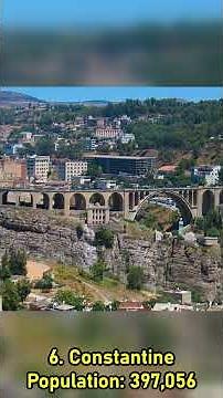 Top 10 Largest Cities in Algeria 🇩🇿 #geography #algeria