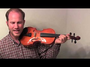 Beginner's guide to holding the fiddle and bow.
