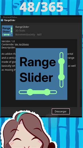 48/365 RangeSlider #assets #gaming#godot4 #godot #gamedev #shaders #shadergame #godotengine #game