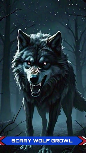 Scary Wolf Growl Sound Effect #shorts #wolf #soundeffect