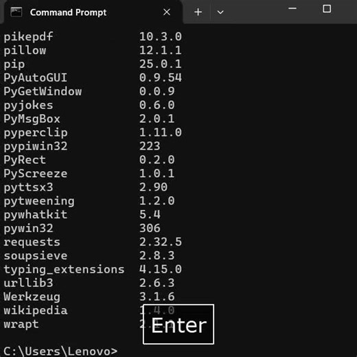 How to check Installed Module in Python #shortsfeed #shorts #module.