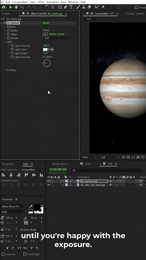 Create Any Planet in After Effects | Shorts Tutorial