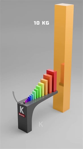 Satisfying Domino Fall Simulation with 40,000 Golden Cubes. #asmr #3d #blender
