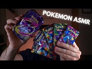 My First Pokemon Card Opening ASMR (Relaxing Sounds)