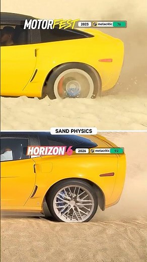 Sand Physics – Forza Horizon 6 (2026) vs. Crew Motorfest (2023)