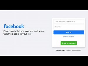 How To Create Facebook Login Page Design Using HTML And CSS
