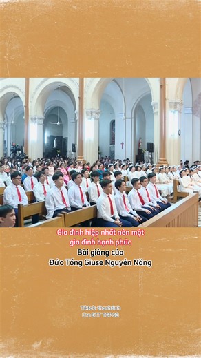 MẦU NHIỆM CHÚA BA NGÔI - BIỂU TRƯNG CHO SỰ HỢP NHẤT Đức Tổng Giuse Nguyễn Năng - TGM TGP Sài Gòn | Thiếu Nhi Thánh Thể Việt Nam