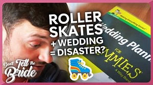 Roller skating wedding goes WRONG?! 🛼