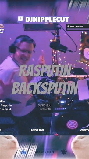 Rasputin backsputin #dj #twitch