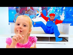 Nastya and her new Princess room - Nastya's room tour