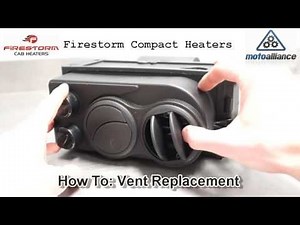 Firestorm Compact Heater Vent Replacement