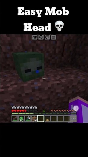 Minecraft Easy Zombie Head