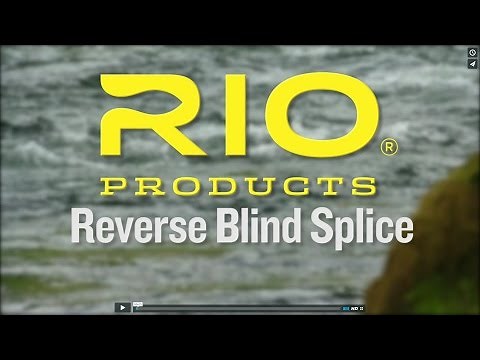 A short film showing how to make a Reverse Blind Splice Loop in backing