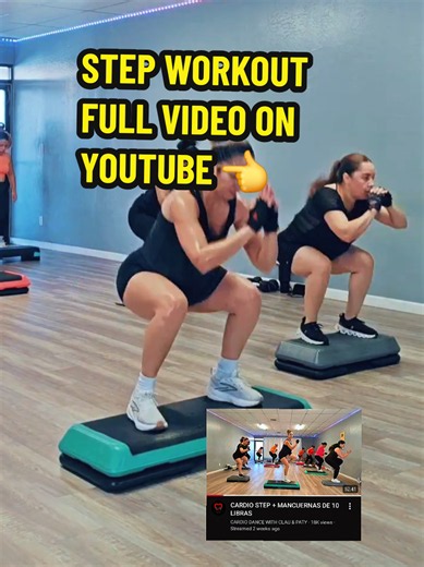 Step workout: cardio dance home workout routine