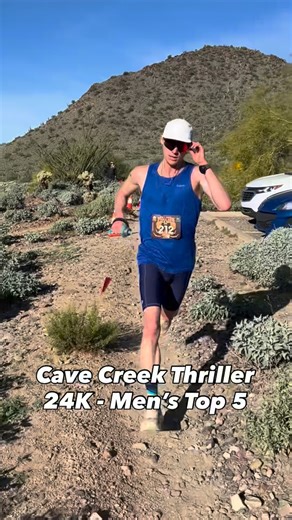 Aravaipa Running on Instagram: "🚨Course Record Alert It was an incredible showing today with historically fast times in the Third Sonoran Cup event of the season! Here are your top 5 men in the Cave Creek Thriller 24K: 🥇Jordan Bramblett - 1:43:37 (New Course Record) 🥈Logan Lutz - 1:45:59 🥉Julien Cuyeu - 1:52:06 4th Matt Tobey - 1:55:41 5th Luke James - 1:56:43"