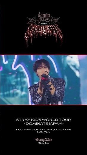 LIVE Blu-ray『Stray Kids World Tour ＜dominATE JAPAN＞』 Document Movie Ep.1 Solo Stage Clip (HAN)