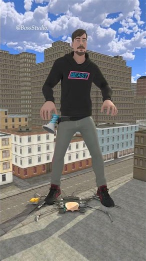 Mr.Beast challenges Skibidi Toilet from level 1-999