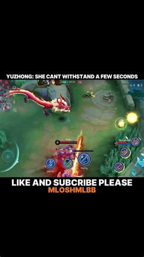 YUZHONG : SHE CANT WITHSTAND A FEW SECONDS | #mlbb