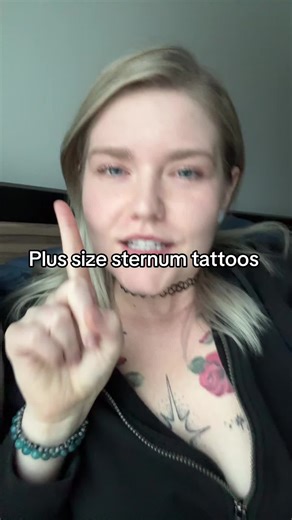 Plus Size Sternum Tattoos: Embrace Your Curves