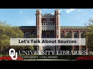 Let's Talk About Sources