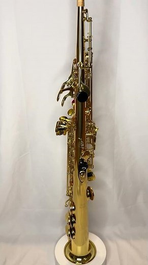 YSS-475II Yamaha Intermedia Soprano Saxophone Gold Lacquer 360