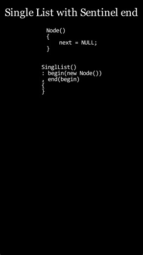 SingleList Sentinel