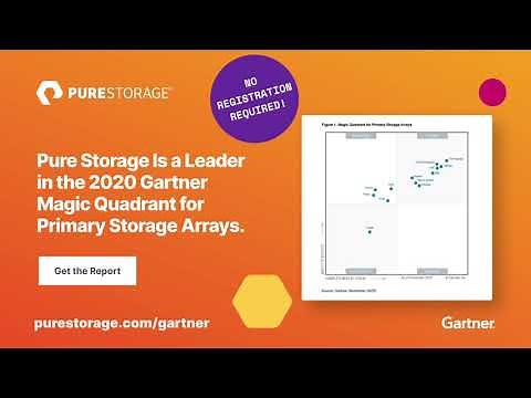 Pure Storage - 2020 Gartner Magic Quadrant