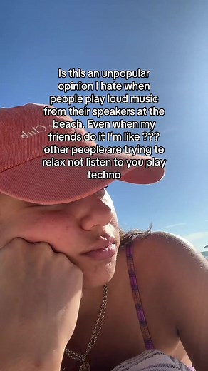 Beach Etiquette: Loud Music Disrupting Relaxation