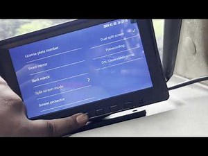 7" Inch Display with camera recorder | #gps ~Reverse Camera Installation | TFT Display wiring Instal
