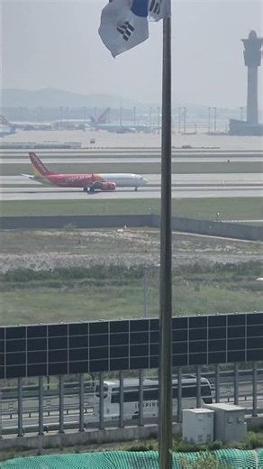 타이 비엣젯 항공 VZ850편 B737 MAX 8 인천공항 착륙영상 #비엣젯항공