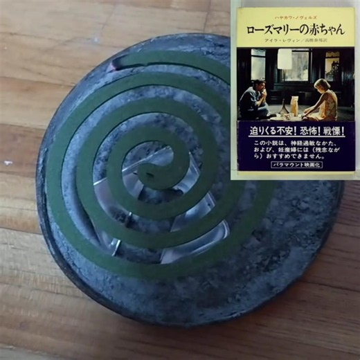 ローズマリー🌿の蚊取り線香🌀に癒されて🎵 Feeling soothed by the rosemary 🌿mosquito coils🌀🎵