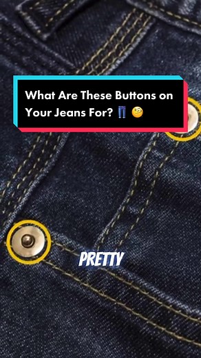 What Are These Buttons on Your Jeans For? #levi #levistrauss #jacobdavis #jean #jeans #bluejeans #pants #rivets #history #historytok #interesting #interestingfacts #nowyouknow #pockets #pocket #fyp #fyp #fypシ゚viral #foryou #foryoupage #trendingtiktok #wholesomedia