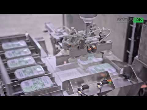 Automated Case Packing of Plastic Containers into American Case Cartons | SIGITASPAK