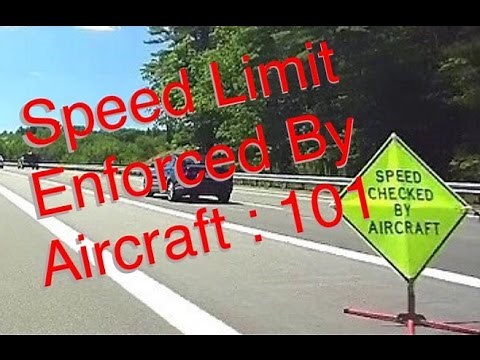 Speed Limit Enforced By Aircraft
