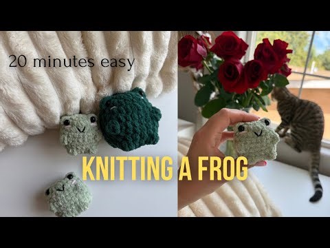 Crochet a frog in 20 minutes easily |tutorial knitted toys