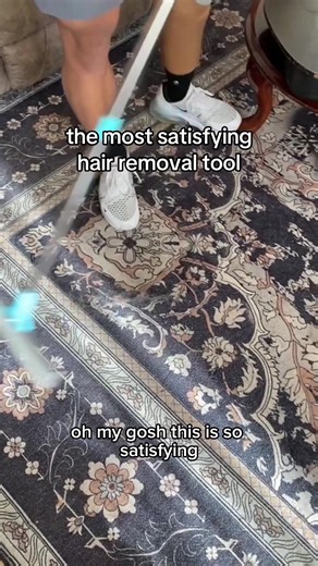 The most satisfying hair removal tool 💙 Try it today to remove embedded hair in your house.