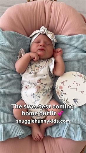 Baby Girl Coming Home Outfit | Snuggle Hunny Organic Baby Clothes