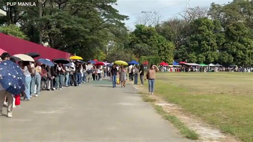 Umabot sa 21,840 na estudyante ang tumungo sa Polytechnic University of the Philippines - Sta. Mesa (PUP) campus para sa unang batch ng PUP College Entrance Test (PUPCET), Linggo ng umaga, January 18, 2026. Masusundan pa ng tatlong batch ng pagsusulit sa February 8, February 22, at March 8, 2026. Ayon sa PUP, sa Sta. Mesa campus lamang ay umabot sa mahigit 135,000 ang kabuuang bilang ng mga estudyanteng nagpasa ng kanilang application requirements para sa PUPCET. | #SelfiePatrol ni Eon Sanchez, 
