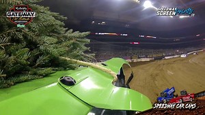 5.6K views · 78 reactions | #96 Tanner English hot laps with a Christmas tree on his Late Model at the Gateway Dirt Nationals 2025, Clyde Commers Approved | Speedway Car Cams | Facebook