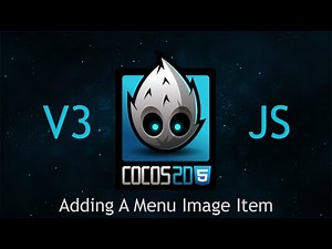 Cocos2d-JS v3 Tutorial 57 - Adding A Menu Image Item