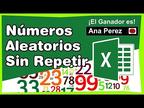 Generate random numbers in Excel without repetition for a draw in Excel