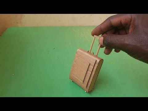 ow To Make A Min Travel Suit Case With Cardboard