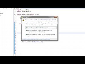 10- برمجة واجهات المستخدم في جافا ( GUI in JAVA )، النموذج الحر AbsoluteLayout