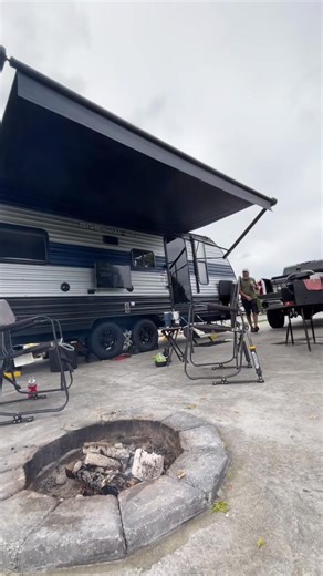 14K views · 84 reactions | New tradition! We’ve officially declared the last day before we head home our day off. We take that last day at our campsite to take it easy and relax before heading home. Today that involved campfires, football, and cooking outside. It’s become one of my favorite days and makes the end of vacay a little less painful. Do you have any camping traditions? | RV Camping | Facebook