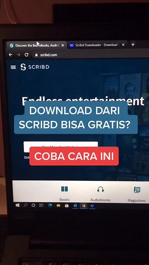 cara download free dari scribd #samasamabelajar #KibasSampaiLusa #belajaronline