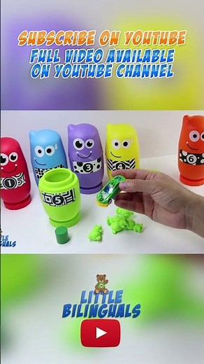 Surprise Bowling Pins for kids Learn Colors and Numbers #shorts