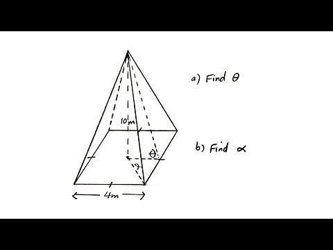 SOH CAH TOA Practice - Angles in a Pyramid