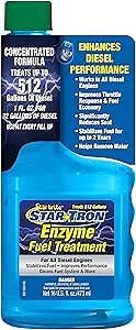 STAR BRITE Star Tron Enzyme Fuel Treatment SEF Gasoline Formula - 1 oz. Treats 6 Gallons - 8 OZ (14308) Blue